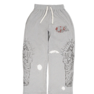 We Are Righteous “3:16” Distressed Sweats front view