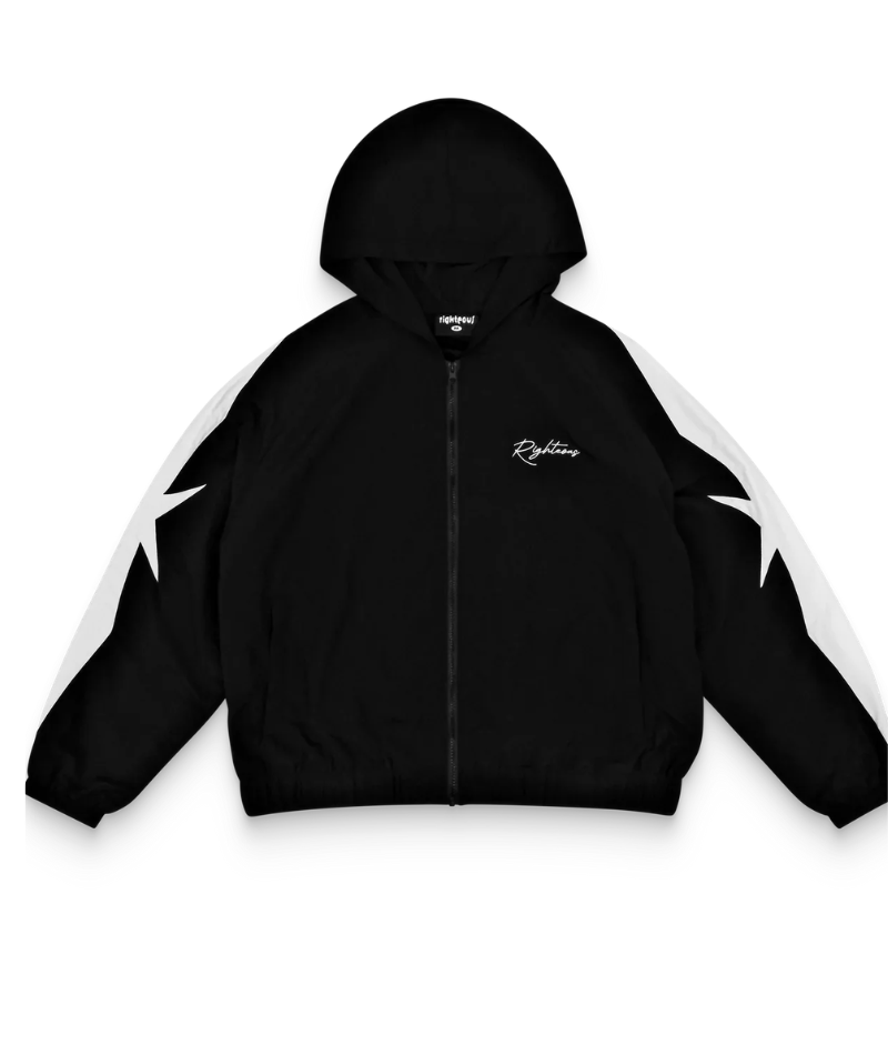 Black We Are Righteous Hoodie Front Black We Are Righteous Hoodie front view