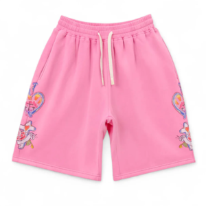 Righteous Risen King Shorts Pink Front View