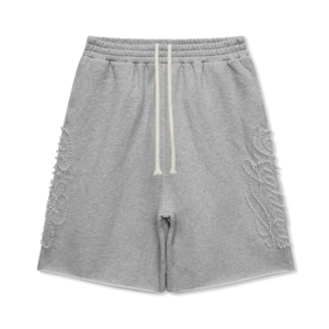 We Are Righteous Script Pearl Sweatshorts Front View