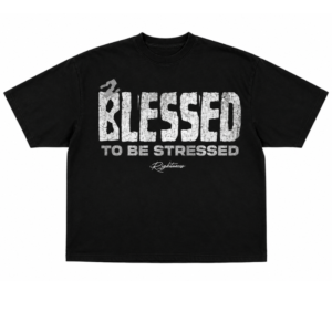 We Are Righteous Blessed Tee front view graphic streetwear T-shirt