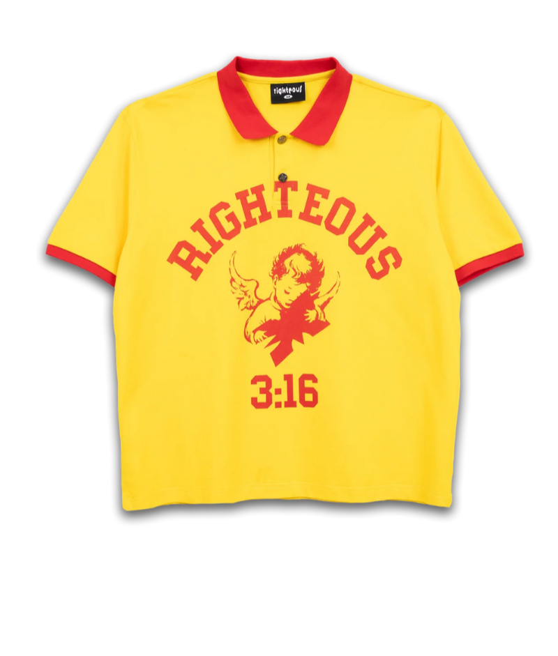 Werighteous “3:16” Polo Werighteous “3:16” Polo front view
