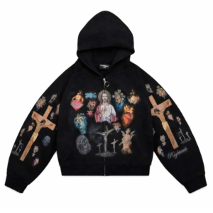 We Are Righteous Blessed Hoodie front view