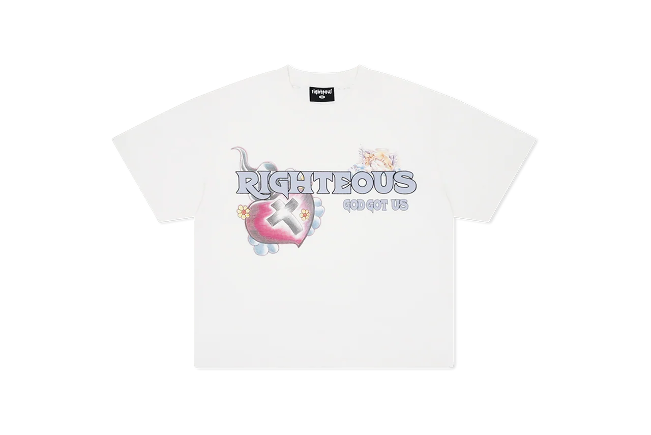 Werighteous “God Got Us Risen” Tee Front Werighteous “God Got Us Risen” Tee front view