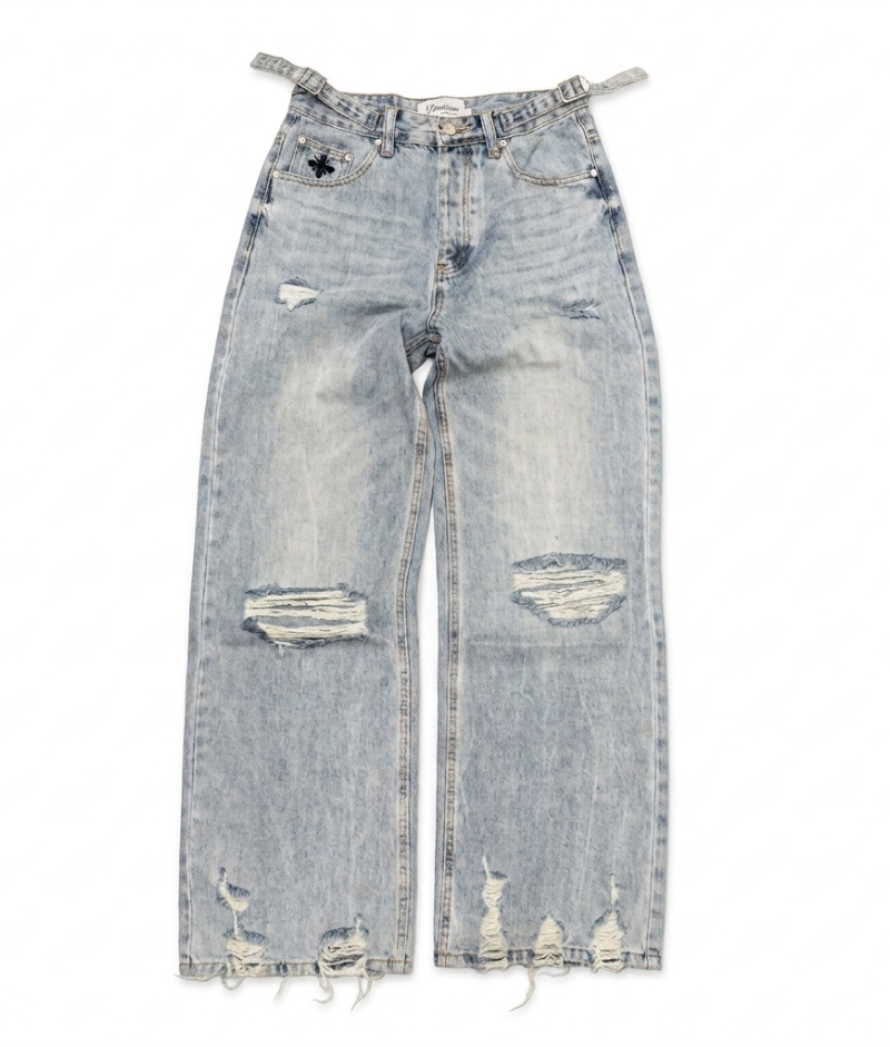 We Are Righteous SS 25’ Jeans – Front We Are Righteous SS 25’ Jeans front view