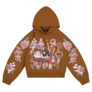 Righteous Hoodie Brown casual streetwear sweatshirt
